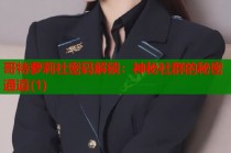 哥特萝莉社密码解锁：神秘社群的秘密通道(1)