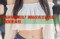 涉克林顿萝莉岛？揭秘权色交易内幕，一键探索真相
