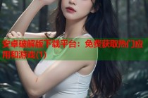 安卓破解版下载平台：免费获取热门应用和游戏(1)