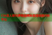 CIA非人研究萝莉岛揭秘最强情报分析平台