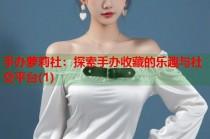 手办萝莉社：探索手办收藏的乐趣与社交平台(1)