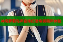 冲绳萝莉岛声音库打造专属萌声体验