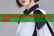 克林顿萝莉岛女装：揭秘平台主要功能与用途