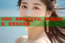 华哥好：萌萝莉社交平台，发现新奇内容，享受互动乐趣
