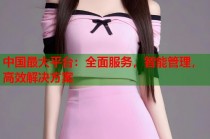 中国最大平台：全面服务，智能管理，高效解决方案