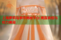 上海萝莉岛事件揭秘平台 揭露真相与权力黑幕