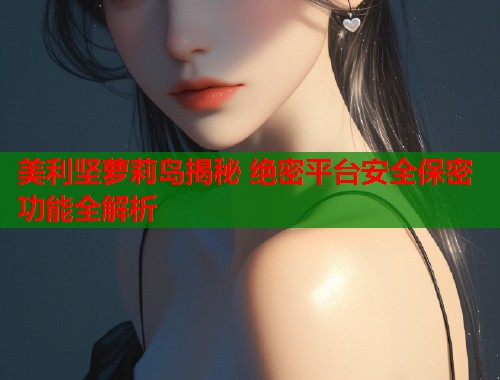 美利坚萝莉岛揭秘 绝密平台安全保密功能全解析  第1张