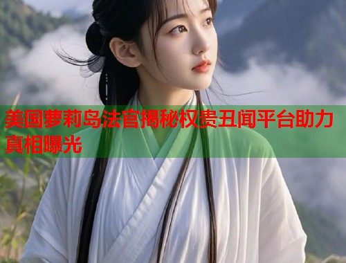 美国萝莉岛法官揭秘权贵丑闻平台助力真相曝光  第1张